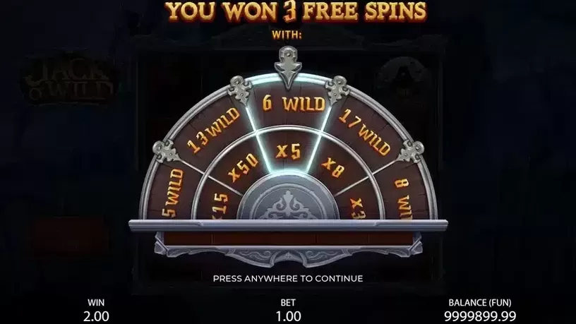 Jack O'Wild slot screenshot 3