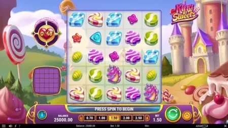 King of Sweets slot screenshot 1