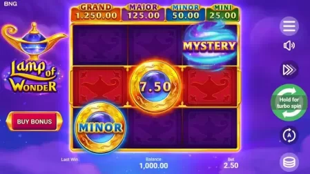 Lamp of Wonder slot screenshot 1