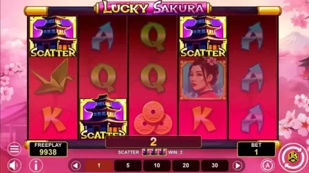 Lucky Sakura slot screenshot 3
