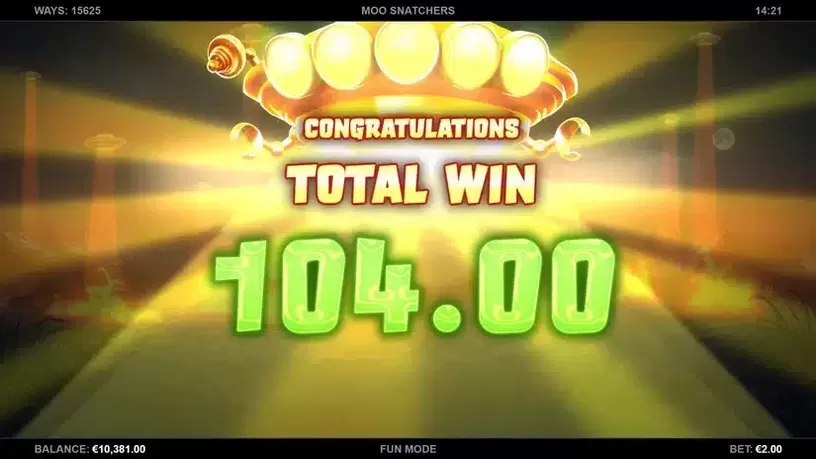 Moo Snatchers slot screenshot 5