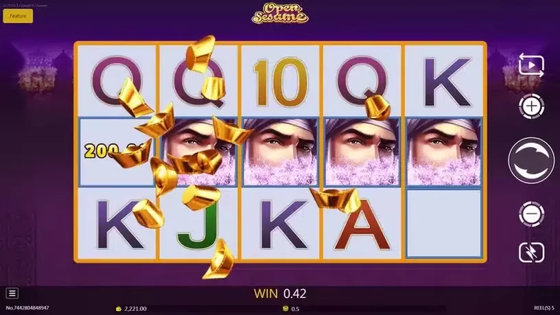 Open Sesame slot screenshot 2