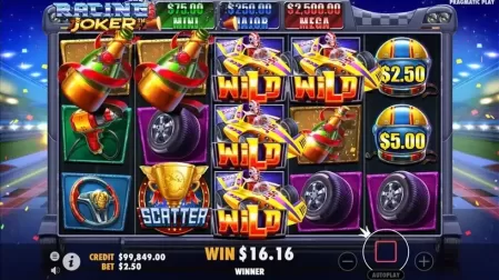 Racing Joker slot screenshot 5