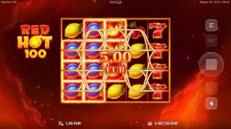 Red Hot 100 slot screenshot 4