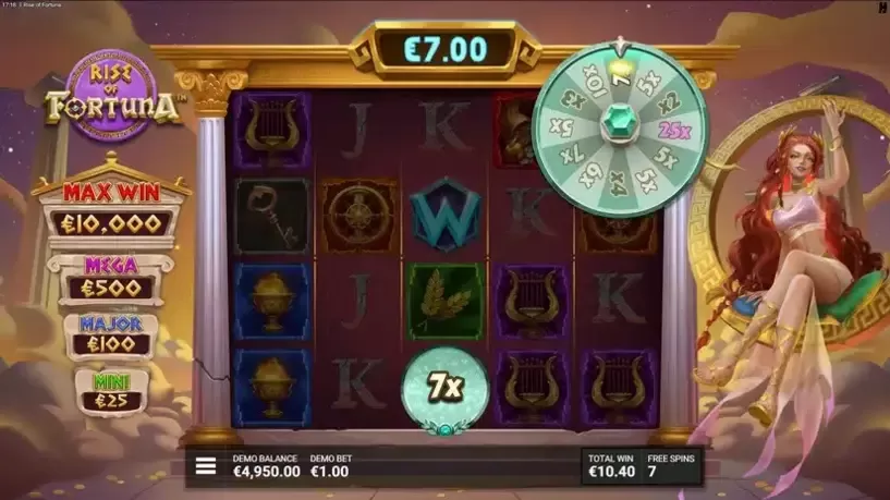 Rise of Fortuna slot screenshot 