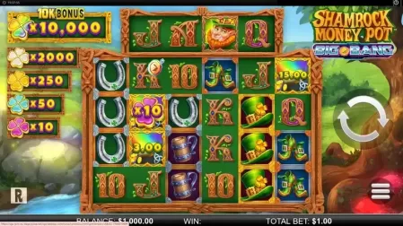 Shamrock Money Pot slot screenshot 1