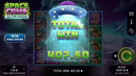 Space Cows to the Moo'n slot screenshot 7