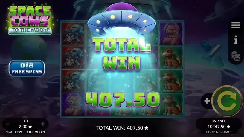 Space Cows to the Moo'n slot screenshot 7