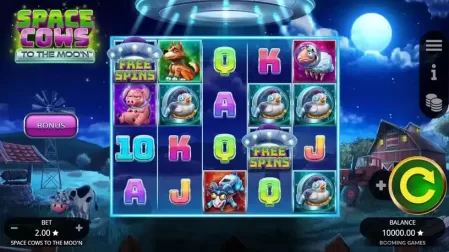 Space Cows to the Moo'n slot screenshot 1