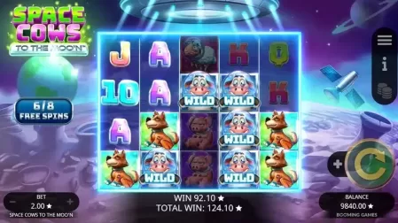 Space Cows to the Moo'n slot screenshot 5
