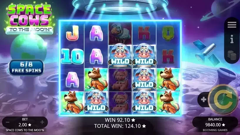 Space Cows to the Moo'n slot screenshot 5