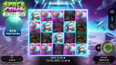 Space Cows to the Moo'n slot screenshot 4