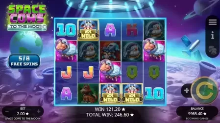 Space Cows to the Moo'n slot screenshot 6