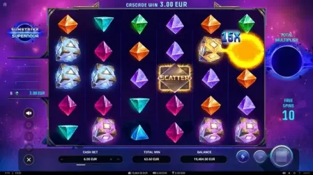 Sunstrike Supernova slot screenshot 6