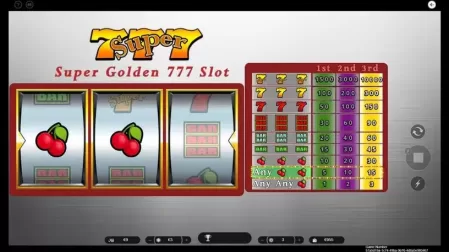 Super Golden 777 slot screenshot 4