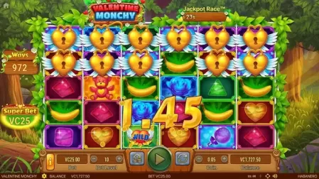 Valentine Monchy slot screenshot 3