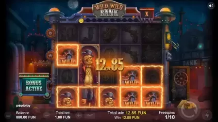 Wild Wild Bank slot screenshot 4