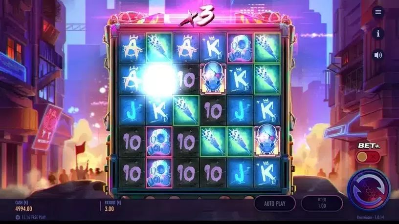 Xterminate slot screenshot 2