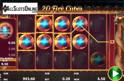 Big Win in Free Spins Screen