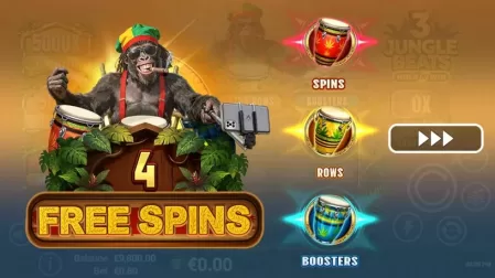 3 Jungle Beats slot screenshot 2