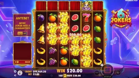 6 Jokers slot screenshot 3