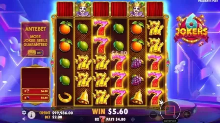 6 Jokers slot screenshot 5