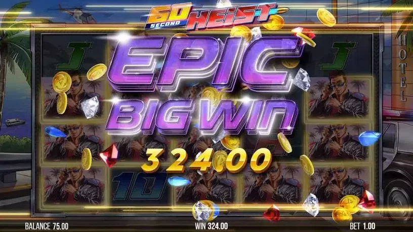 60 Second Heist slot screenshot 11