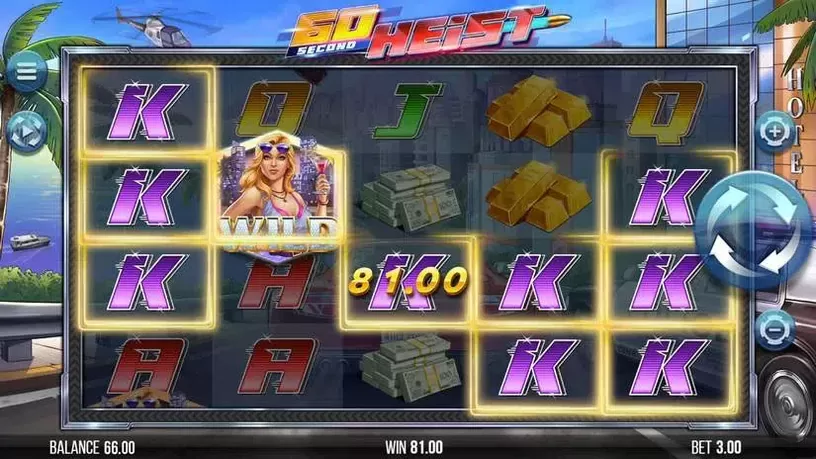 60 Second Heist slot screenshot 6
