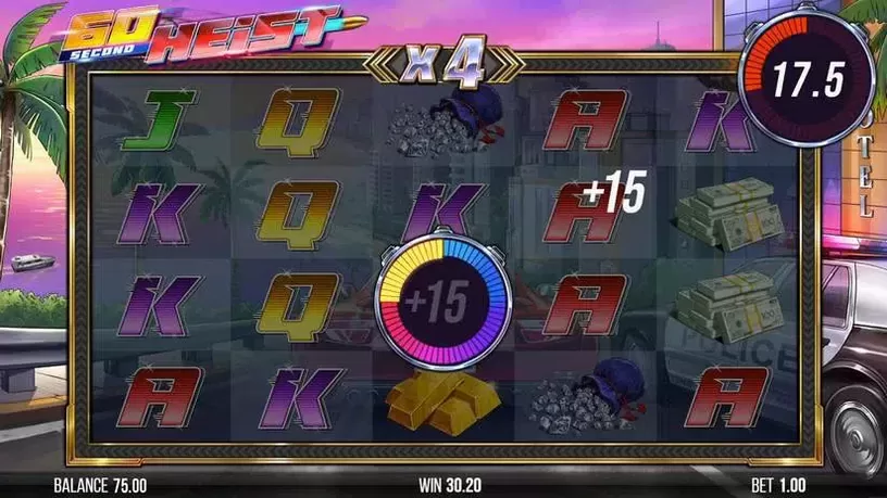 60 Second Heist slot screenshot 4
