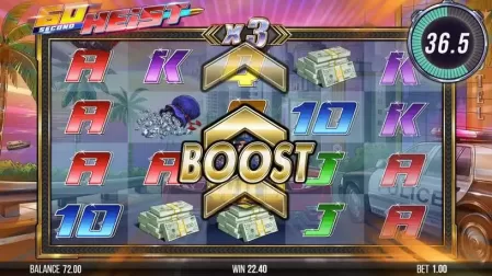 60 Second Heist slot screenshot 2