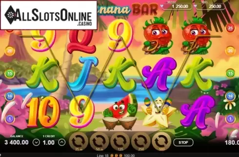 Win screen 2. Banana Bar from Gamzix
