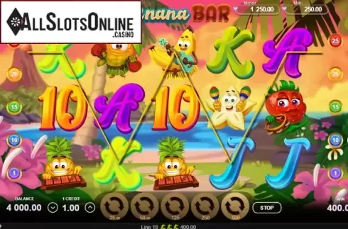 Win screen 1. Banana Bar from Gamzix
