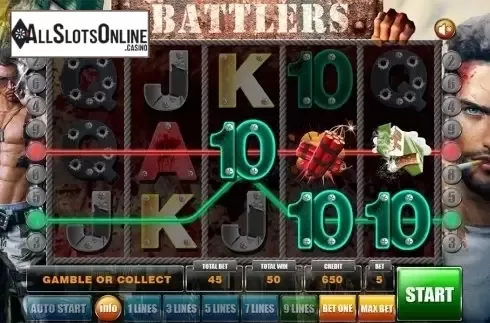 Game workflow . Battlers from GameX