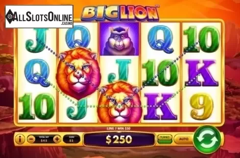 Win Screen 3. Big Lion from Skywind Group