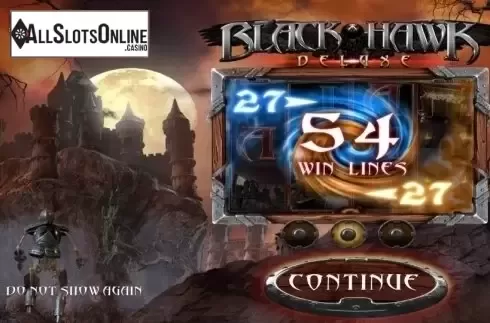 Start Screen. Black Hawk Deluxe from Wazdan