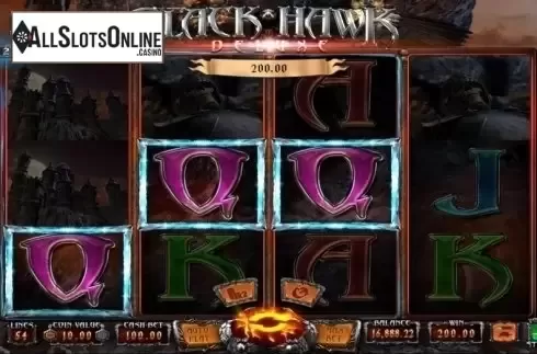 Win Screen. Black Hawk Deluxe from Wazdan