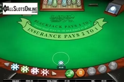 Reel screen. BlackJack Atlantic City SH from NextGen