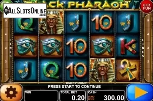 Reel screen. Black Pharaoh from Casino Technology