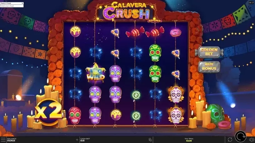 Calavera Crush slot screenshot 2