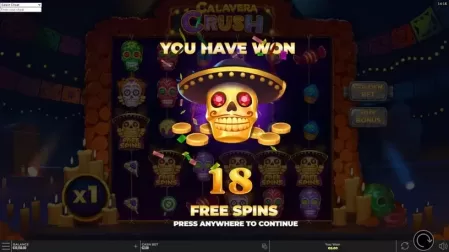 Calavera Crush slot screenshot 4