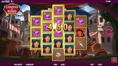Caravan of Riches slot screenshot 3