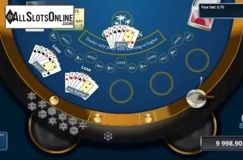 Game Screen 3. Caribbean Poker (Novomatic) from Novomatic