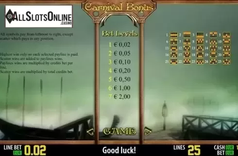 Winlines. Carnival Bonus HD from World Match