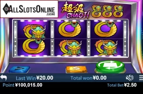Reel screen. Chaoji 8 from Virtual Tech