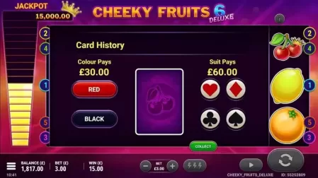 Cheeky Fruits 6 Deluxe slot screenshot 3