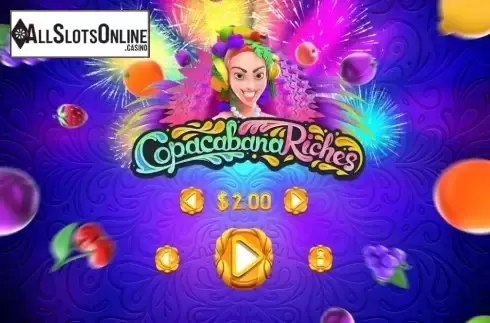 Start Screen. Copacabana Riches from Mighty Finger