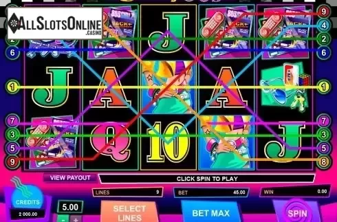 Screen4. Crazy 80s from Microgaming