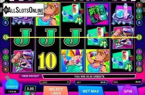 Screen5. Crazy 80s from Microgaming
