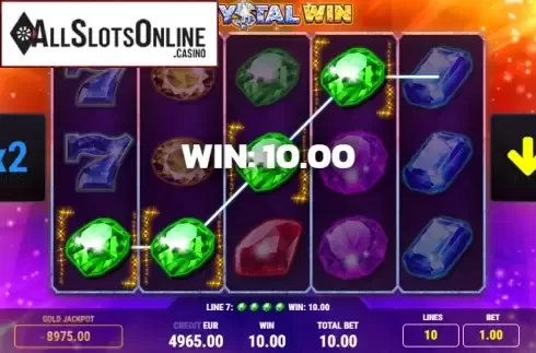 Win screen 2. Crystal Win from Fazi