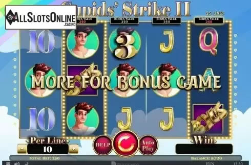 Bonus 1. Cupids Strike 2 from Spinomenal